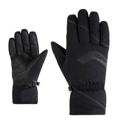 Handschoen Ziener Women Karion Z AS Black ZIENER AQUASHIELD