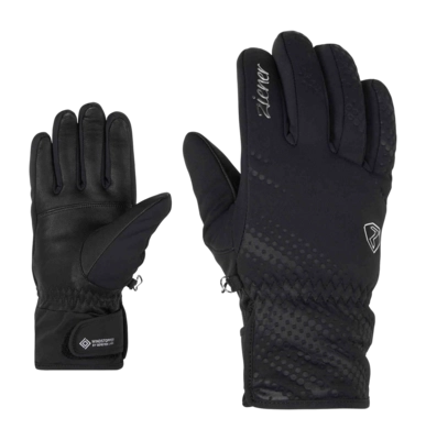 Handschoen Ziener Women Karoi Z Ws PR Black PrimaLoft Gold