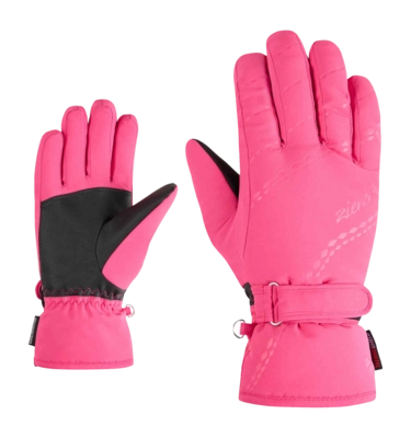 Handschoen Ziener Women Keva Z PR Pop Pink PrimaLoft Gold