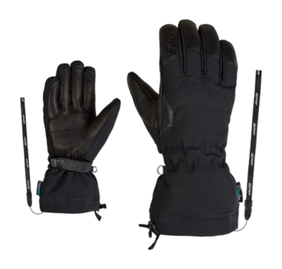 Handschoen Ziener Women Kilatana Z AS AW Black ZIENER AQUASHIELD