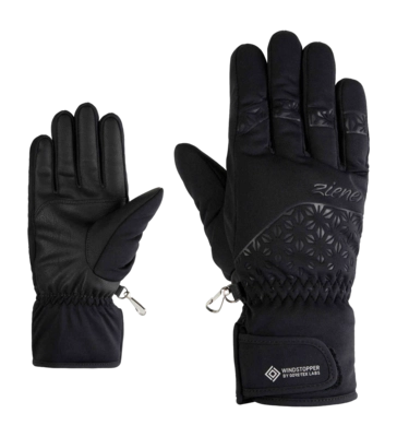 Handschoen Ziener Women Klementin Z Ws Black WINDSTOPPER