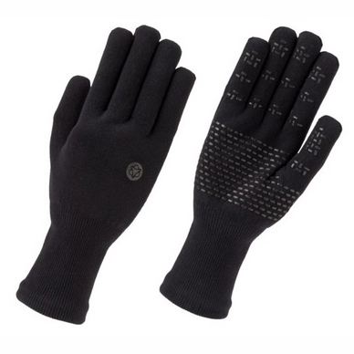 Gants de Cyclisme AGU Merino Knit Waterproof Noir