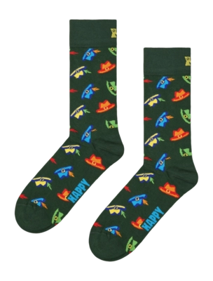 Happy Socks Hat Green