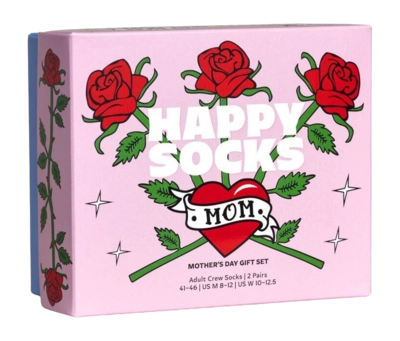 Happy Socks Mother's Days Gift Set Pink 2-Pack