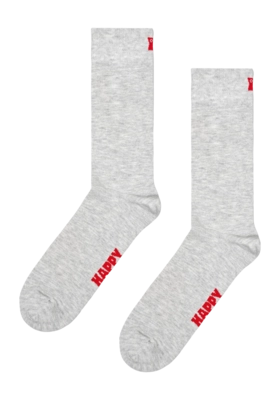 Happy Socks Solid Grey