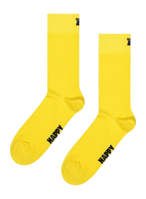 Happy Socks Solid Yellow