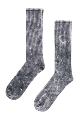Happy Socks Unisex Acid Wash Sneaker Black