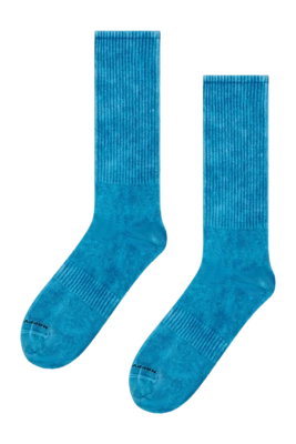 Happy Socks Unisex Acid Wash Sneaker Blue