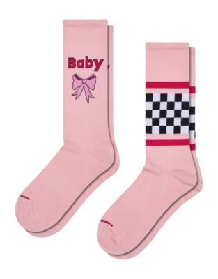 Socken Happy Socks Baby Sneakers Unisex Pink / Red / Black / White (2er-Pack)