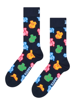 Happy Socks Unisex Dog Navy
