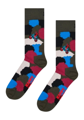 Socken Happy Socks Motor Bike Speed Unisex Multi
