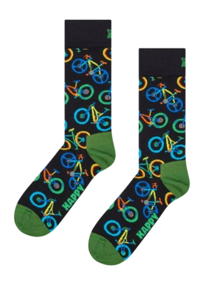 Happy Socks Unisex Mountain Bike Black