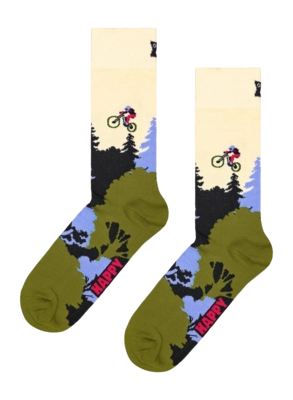 Happy Socks Unisex Mountain Bike White