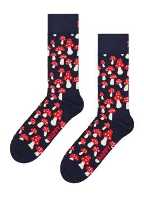 Happy Socks Unisex Mushroom Navy