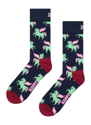 Happy Socks Unisex Pegasus Navy