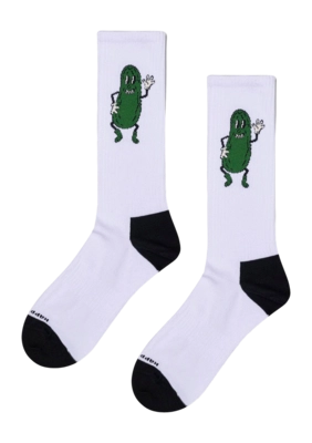 Happy Socks Unisex Pickle Sneaker White