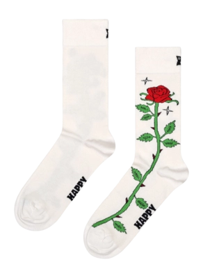 Happy Socks Unisex Rose White