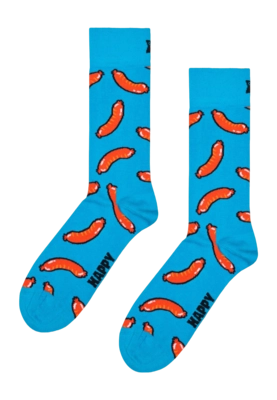 Happy Socks Unisex Sausage Blue