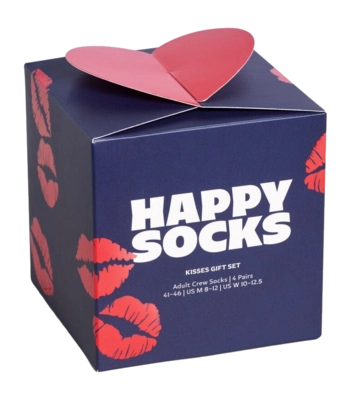 Happy Socks Unisex Valentines Gift Set Blue 2-Pack