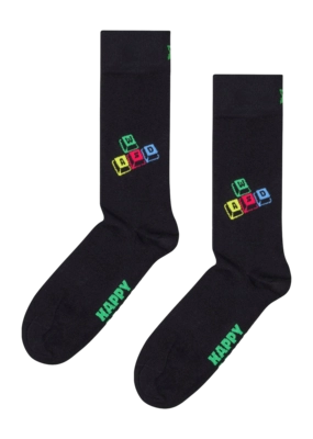 Happy Socks Unisex WASD Controls Black