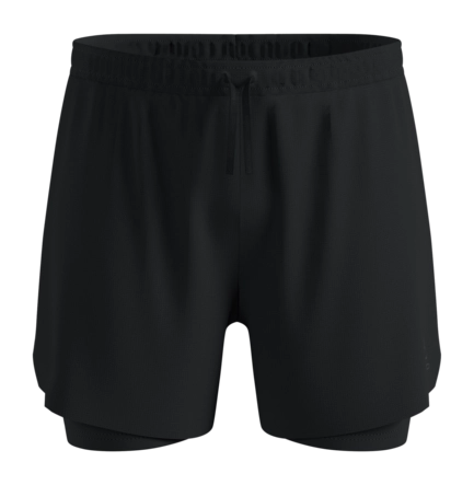 Hardloopbroek Odlo Men Zeroweight 5 Inch 2-in-1 Black Regular Fit