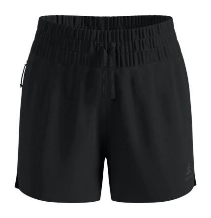 Hardloopbroek Odlo Women Zeroweight 4 Inch Black Regular Fit