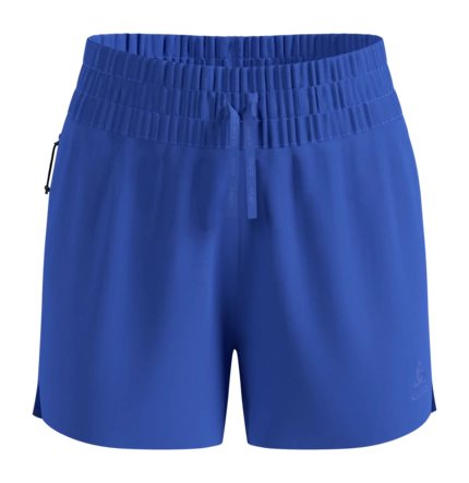 Hardloopbroek Odlo Women Zeroweight 4 Inch Dazzling Blue Regular Fit
