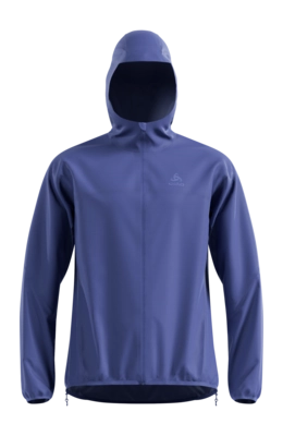 Hardloopjack Odlo Men X-Alp Waterproof Skipper Blue Performance Knit