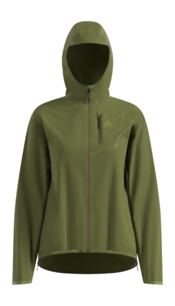 Hardloopjack Odlo Women Jacket Zeroweight Dual Dry Guacamole 180 g