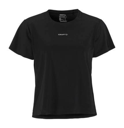 Hardloopshirt Craft Women Hypervent Tee Black Regular Fit