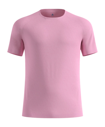 Hardloopshirt Odlo Men Essential 365 Hyper Pink Melange Regular Fit