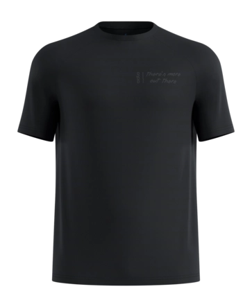 Hardloopshirt Odlo Men Essential Print Black Regular Fit