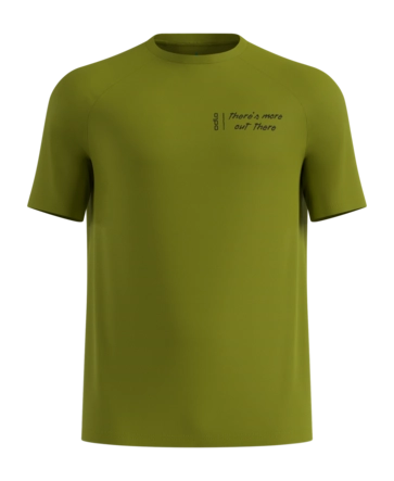 Hardloopshirt Odlo Men Essential Print Guacamole Regular Fit