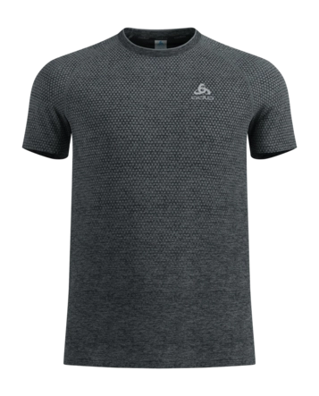 Hardloopshirt Odlo Men Essential Seamless Grey Melange Regular Fit