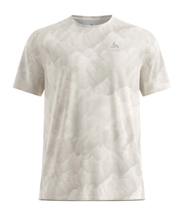 Hardloopshirt Odlo Men Zeroweight Chill-Tec Gardenia Regular Fit