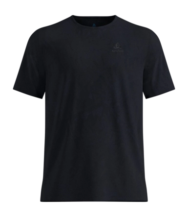 Hardloopshirt Odlo Men Zeroweight Engineered Chill-Tec Black Regular Fit