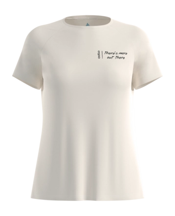 Hardloopshirt Odlo Women Essential Print Gardenia Regular Fit