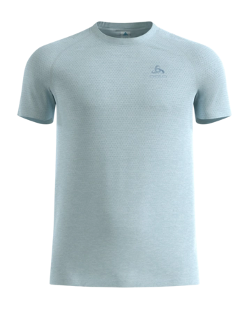 Hardloopshirt Odlo Women Essential Seamless Baby Blue Regular Fit