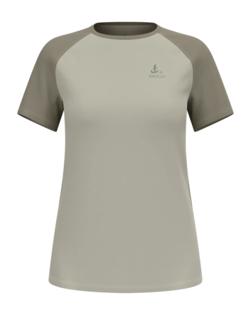 Hardloopshirt Odlo Women X-Alp Trail Agate Gray Vetiver Athletic Fit