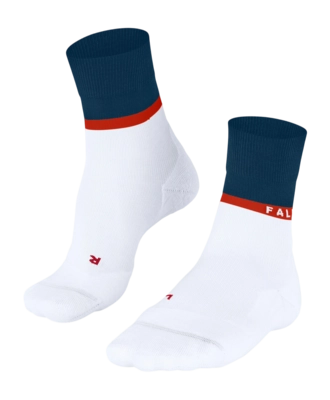 Hardloopsokken Falke Men RU4 Endurance Compression White Navy