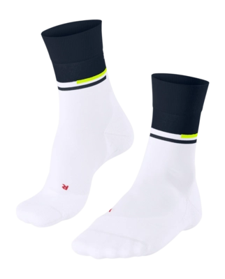 Hardloopsokken Falke Men RU Compression Stabilizing White Dark Navy