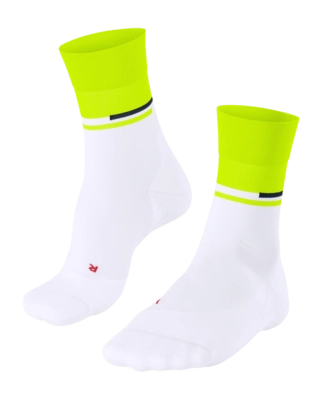 Hardloopsokken Falke Men RU Compression Stabilizing White Yellow
