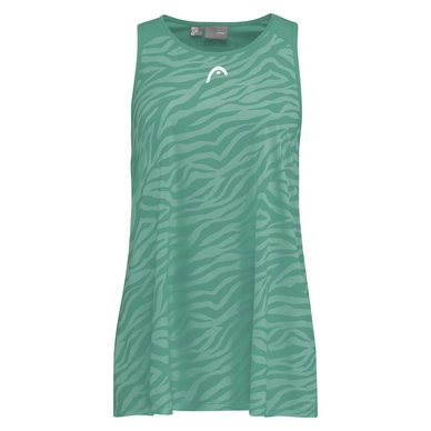 Tennisshirt HEAD Agility Tanktop Nile Green Print Mädchen