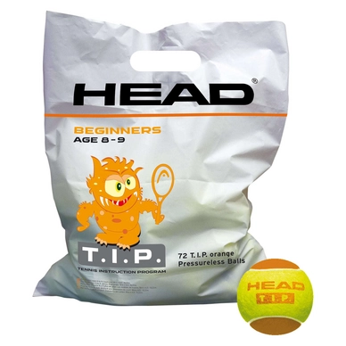 Balles de Tennis HEAD TIP Orange (72 Pièces)