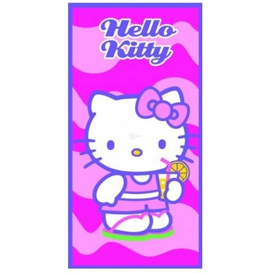 Strandlaken Drink Hello Kitty