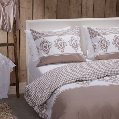Dekbedovertrek DayDream Hert Beige Flanel