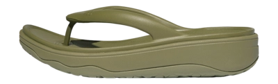 FitFlop Women Relieff Recovery Toe-Post Sandals Camo-Green