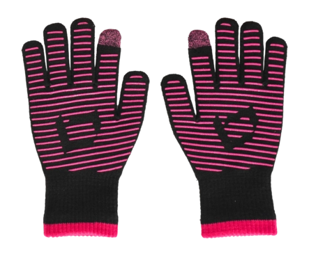 Hockeyhandschoen Brabo BC7013 Wintergloves Swipe Black/Pink