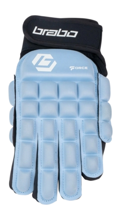 Hockeyhandschoen Brabo Force Full Finger Indoor Glove Blue