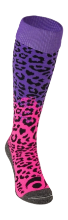 Hockeysok Brabo BC8450E Socks Cheetah Pink/Purple